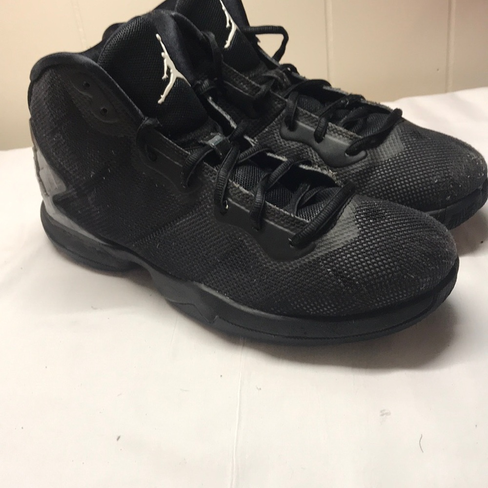 Nike Air Jordan super fly blackout size 6Y